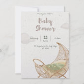 赤ちゃんシャワー 招待状 (正面)
