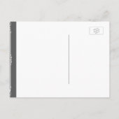 赤ちゃんシャワー | 持ち上げ | 黒板 インビテーションポストカード (裏面)