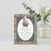 赤ちゃんシャワー |格言秋秋 ポストカード (スタンド正面)