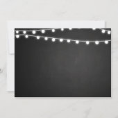 赤ちゃんシャワー |金フェイク箔のマーメイド |ありがとうございます 招待状 (裏面)