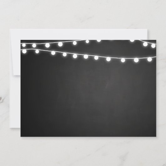 赤ちゃんシャワー |金フェイク箔のマーメイド |ありがとうございます 招待状 (裏面)