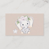 赤ちゃんシャワー、願い井戸 エンクロージャーカード (裏面)