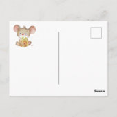 赤ちゃんシャワー | Merry Christmas Mouse招待状 ポストカード (裏面)