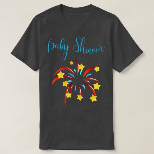 赤ちゃんシャワー Tシャツ (デザイン正面)