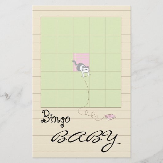 赤ちゃんシャワーBINGOピンク/ライブラリーの構築» チラシ (正面)