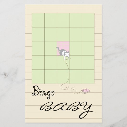 赤ちゃんシャワーBINGOピンク/ライブラリーの構築» チラシ (正面)