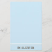 赤ちゃんシャワーBINGO赤ちゃんブルー金ゴールド象 チラシ (裏面)