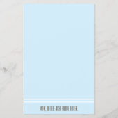 赤ちゃんシャワーBINGO赤ちゃんブルー金ゴールド象 チラシ (裏面)