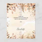 赤ちゃんシャワーeucalyptusグリッターバジェットユー (裏面)