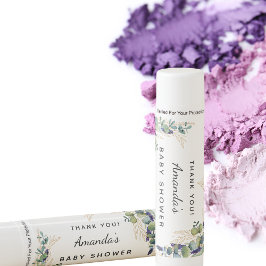 赤ちゃんシャワーeucalyptus緑の金ゴールドモノグラム