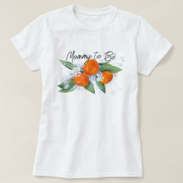 赤ちゃんシャワーTシャツ"ママになる" Tシャツ