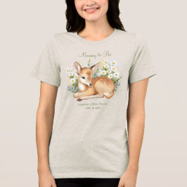 赤ちゃんシャワーTシャツ「ママ行く」 トライブレンドTシャツ