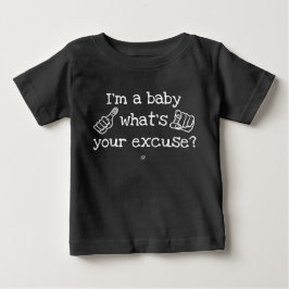 赤ちゃんジョーク ベビーTシャツ