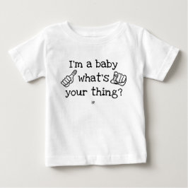 赤ちゃんジョーク ベビーTシャツ