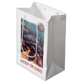 赤ちゃんスルカタトカゲの継続的なインスピレーション ミディアムペーパーバッグ (正面アングル)