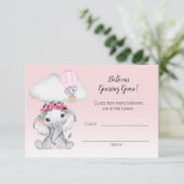 赤ちゃんゾウのホットエアバルーン当てっこ数えうんちゅう エンクロージャーカード (スタンド正面)