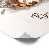 赤ちゃんトラの絵本 ジャングル動物の保育園 ポスター (角)