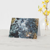 「赤ちゃんナマズの食事」誕生日カード カード (黄色い花)