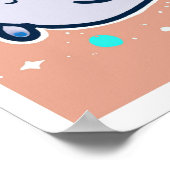 赤ちゃんナルワルのアートプリント 子供部屋&保育園用 ポスター (角)