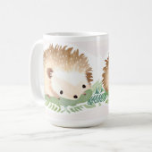 赤ちゃんハリネズミ コーヒーマグカップ (正面左)