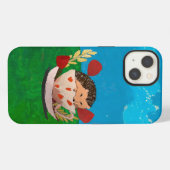 赤ちゃんハリネズミ iPhoneケース (裏面横)
