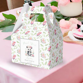 赤ちゃんパンダの芍薬ジャングルベビーシャワー フェイバーボックス