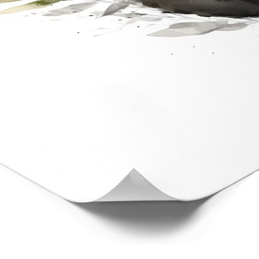 赤ちゃんパンダ ポスター (角)