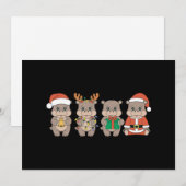 赤ちゃんヒポポタマス ムー デン クリスマス (正面/裏面)