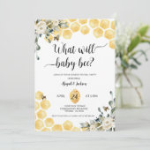 赤ちゃんビーの性別発表の招待状はどうなる？ 招待状 (スタンド正面)