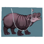 赤ちゃんピグミーヒポポ ラージペーパーバッグ (裏面)