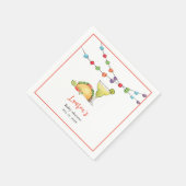 赤ちゃんフェスタ赤ちゃんシャワーのタコ スタンダードカクテルナプキン (角)