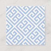 赤ちゃんブルーと白かぼちゃのシャワー用の本 エンクロージャーカード (裏面)