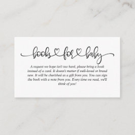 赤ちゃんブルーの鹿のための赤ちゃんシャワーの本 エンクロージャーカード