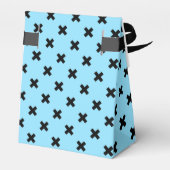 赤ちゃんブルーの黒いステッチ フェイバーボックス (裏面サイド)