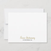 赤ちゃんブルーシェブロン赤ちゃんシャワー予約カードをリクエスト 招待状 (裏面)