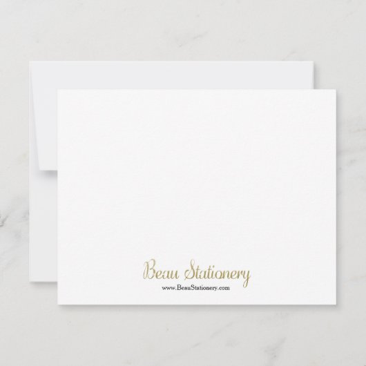 赤ちゃんブルーシェブロン赤ちゃんシャワー予約カードをリクエスト 招待状 (裏面)