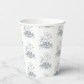 赤ちゃんブルーバードネストベビーシャワー 紙コップ (裏面)