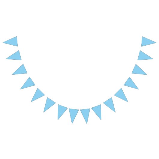 赤ちゃんブルー バンティングフラッグ (全)