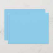 赤ちゃんブルー ポストカード (正面/裏面)