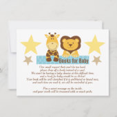 赤ちゃんベビーに代わる書籍 ノートカード (正面)