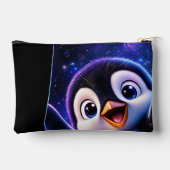 赤ちゃんペンギンのギャラクシー アクセサリーポーチ (裏面)