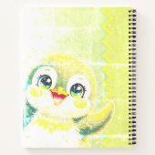 赤ちゃんペンギンの挨拶 ノートブック (裏面)