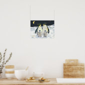 赤ちゃんペンギン、南極で冬の休暇を満喫 ポスター (キッチン)