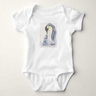 赤ちゃんペンギンTシャツ ベビーボディスーツ