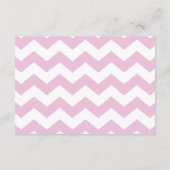 赤ちゃんポップ・アートのに準備ができたピンクおむつラッフルチケット エンクロージャーカード (裏面)