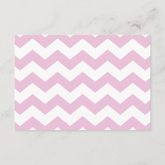 赤ちゃんポップ・アートのに準備ができたピンクおむつラッフルチケット エンクロージャーカード (裏面)