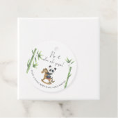 赤ちゃんポップ・アートののシャワーをポップするパンダベア フェイバータグ (インサイチュ)