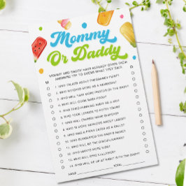 赤ちゃんポップ・アートののシャワーを推測する準備ができて