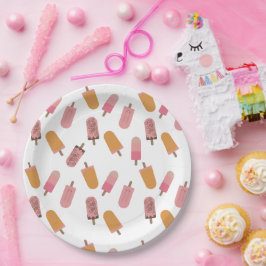 赤ちゃんポップ・アートのシャワーかわいい ペーパープレート