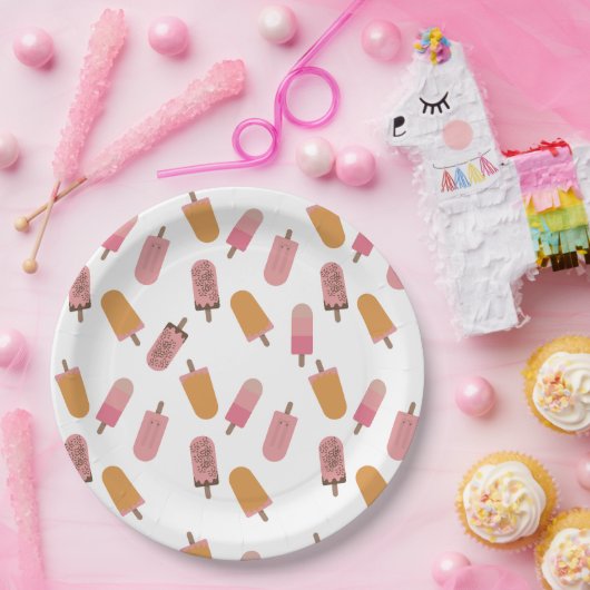 赤ちゃんポップ・アートのシャワーかわいい ペーパープレート (パーティー)